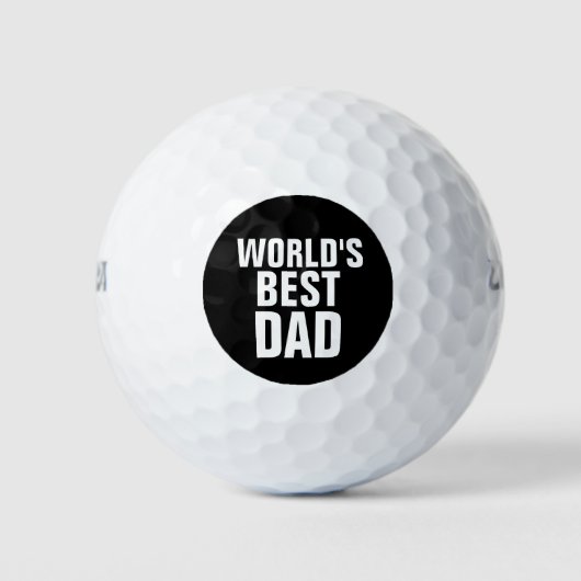 DE BESTE DAD GOLF BALLS VAN DE WERELD GOLFBALLEN (Voorkant)