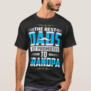 De beste Dads worden gepromoot op de dag van opa-v T-shirt