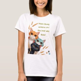 De Beste Dag Ooit Voor Jou Spiekende Kitten T-shirt