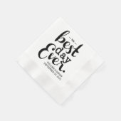 De beste dag van de bruiloft van Napkins Servet (Hoek)
