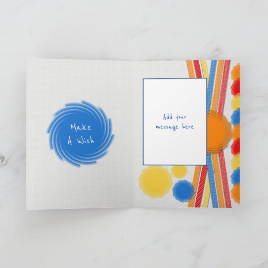 De beste dag van de verjaardag ooit met foto en na kaart (Binnen)