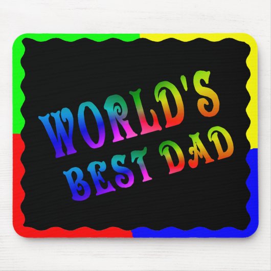 DE BESTE DAG VAN DE WERELD -MOUSEPAD MUISMAT (Voorkant)