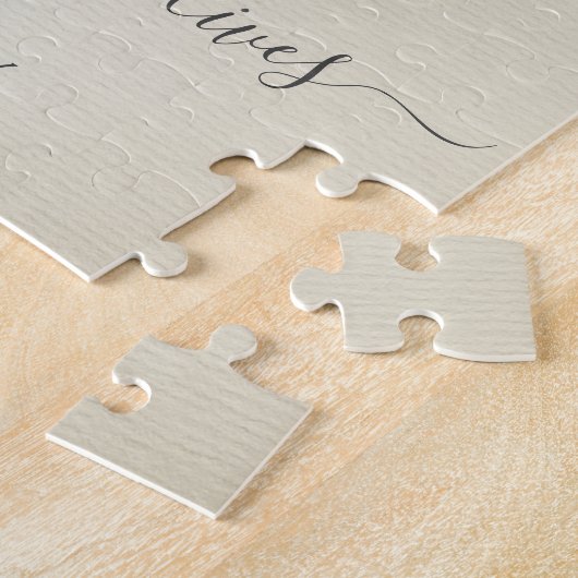 De beste dag van ons leven speciale datums  legpuzzel (Zijkant)