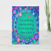 De beste dagen hebben een start-inspirativiteit aa kaart (Voorkant)