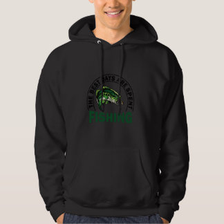 De Beste Dagen Worden Doorgebracht Met Vissen Grap Hoodie