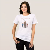 De Beste Dagen Zijn Met Opa Tri-Blend Shirt (Voorkant volledig)