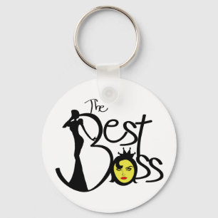 De beste dame baas sleutelhanger