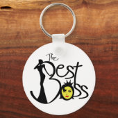 De beste dame baas sleutelhanger (Voorkant)