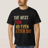 De beste decaan en nog betere vader t-shirt (Voorkant)