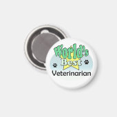 De beste dierenarts ter wereld magneet (Voorkant / Achterkant)
