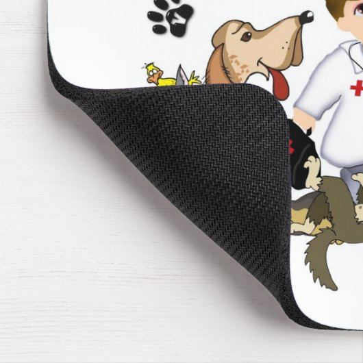 De beste diergeneeskundige Mousepad ter wereld Muismat (Hoek)