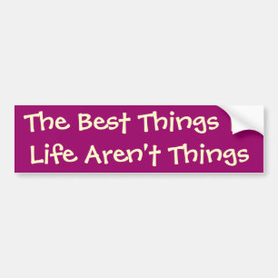 De beste dingen bumpersticker