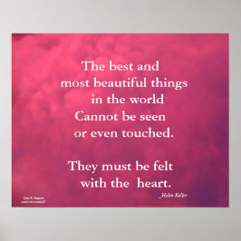 DE BESTE...DINGEN IN DE WERELD HELEN KELLER POSTER