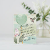 De beste dingen in het leven citeren Waterverf kun Briefkaart (Staand voorkant)