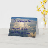 De beste dingen in het leven kaart (Gele Bloem)