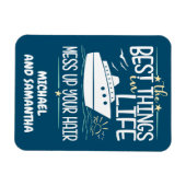 De beste dingen in het leven maken je haar omhoog magneet (Horizontaal)