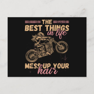 De beste dingen in het leven maken je haarmotorfie briefkaart