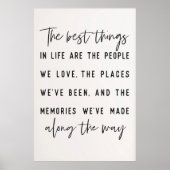 De beste dingen in het leven poster (Voorkant)
