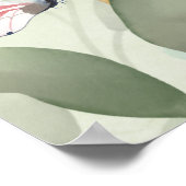 De beste dingen in het leven Quote Waterverf Poste Poster (Hoek)