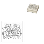 De beste dingen in het leven worden gered rubberstempel (Gestempeld)