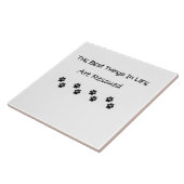 De beste dingen in het leven worden gered tegeltje (Zijkant)