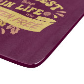 De beste dingen in het leven zijn glutenvrij plezi snijplank (Hoek)