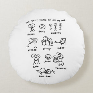 De beste dingen in het leven zijn gratis, inclusie rond kussen