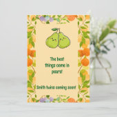 De beste dingen komen in Pears aankondiging (Staand voorkant)