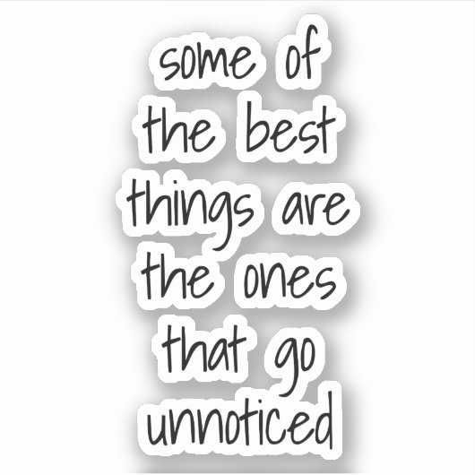 De beste dingen op maat gesneden vinylsticker sticker (Voorkant)