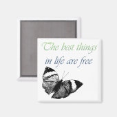 De beste dingen zijn gratis magneet (Voorkant / Achterkant)