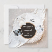 De beste dingen zijn onverwachte fotozwangerschap aankondiging (Voorkant)