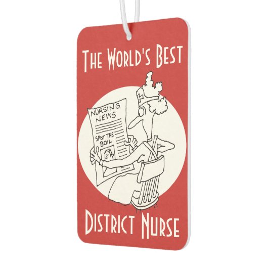 De beste districtsverpleegster ter wereld luchtverfrisser (Links)