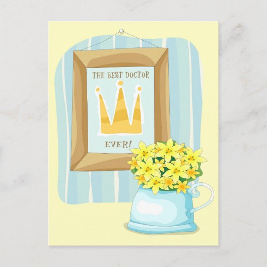 De beste dokter ooit briefkaart (Voorkant)