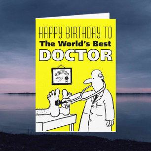 De beste dokter ter wereld - Happy Birthday Kaart