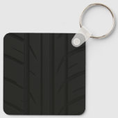De Beste Drift Auto Rood Muscle Sleutelhanger (Achterkant)