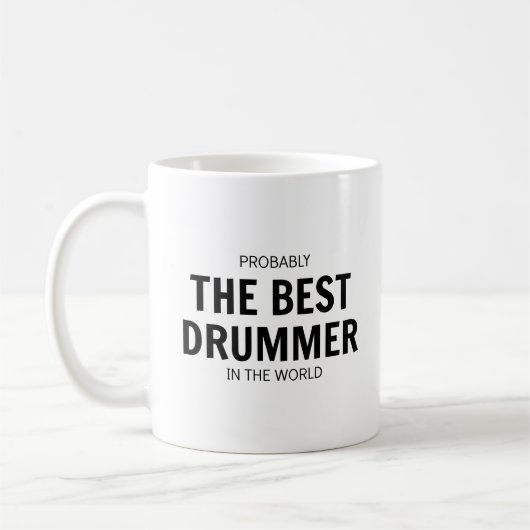 De beste drummer-Mok Koffiemok (Links)