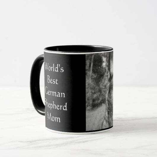 De beste Duitse herdermoeder ter wereld Mok (Voorkant links)