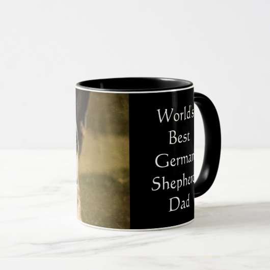 De beste Duitse herderpap ter wereld Mok (Voorkant rechts)