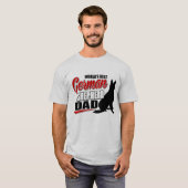 De beste Duitse herderpap ter wereld T-shirt (Voorkant volledig)