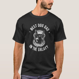 De Beste Duitse Herders Vader in het heelal Duits T-shirt