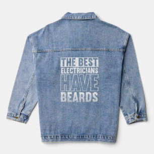 De beste elektriciens hebben een spanningsveld voo denim jacket