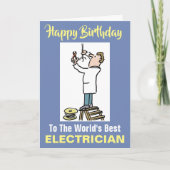 De beste elektrische fitter ter ter wereld Happy B Kaart (Voorkant)
