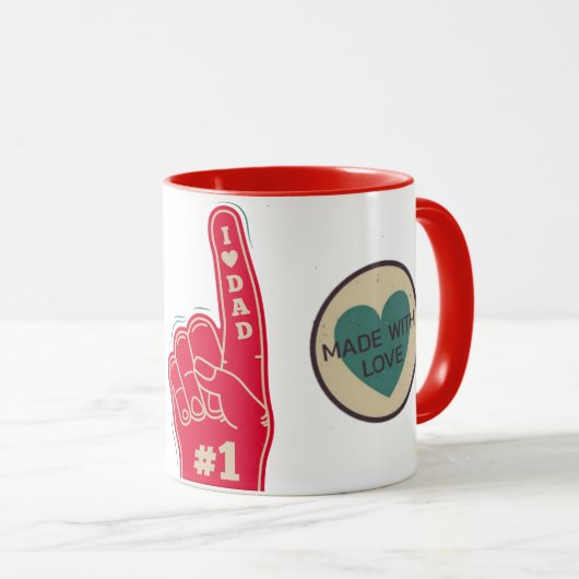 De beste familie vader ooit Mok (Voorkant rechts)