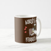 De beste Ferret-moeder ter wereld Koffiemok (Voorkant rechts)