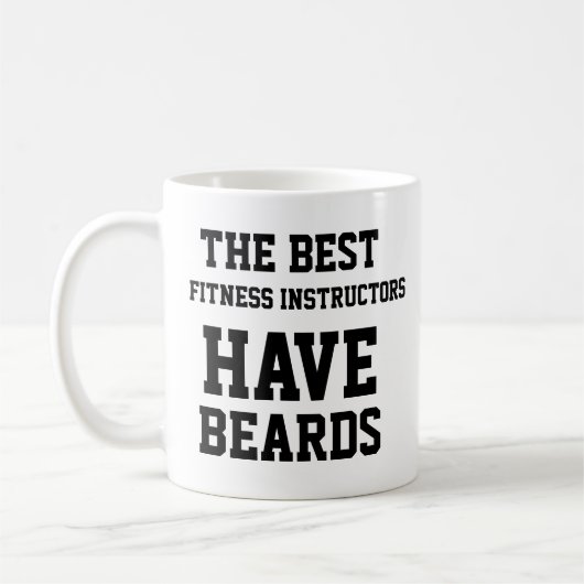 De Beste Fitnessinstructeurs Hebben Baarden Koffiemok (Links)