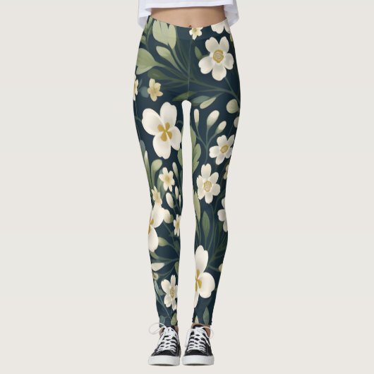 De beste Floral Workout Leggings voor Lifting (Voorkant)