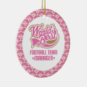 De beste Football van de Manager van het Team van  Keramisch Ornament (Rechts)