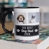 De beste foto van de beste hond vader ooit van de  mok