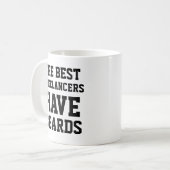 De Beste Freelancers Hebben Baarden Koffiemok (Voorkant links)