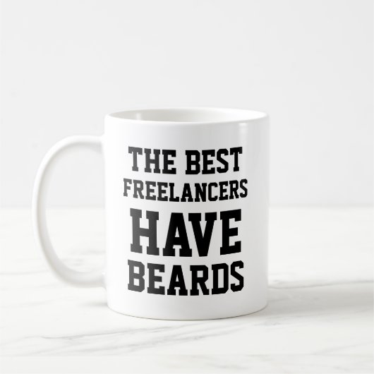 De Beste Freelancers Hebben Baarden Koffiemok (Links)